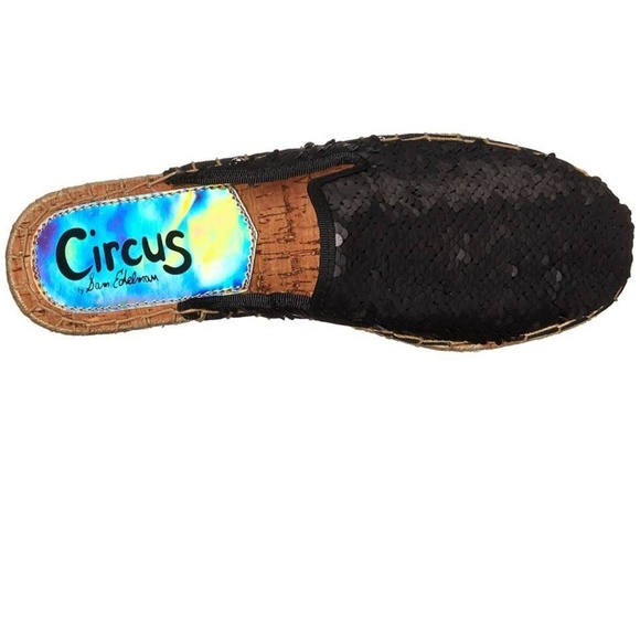 Sam Edelman Circus Black/Silver Leanne 8.5 - Picture 1 of 8